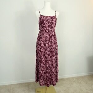 Wild Fable Womens Floral Maxi Dress Size S Boho Cottagecore Pockets Fairycore